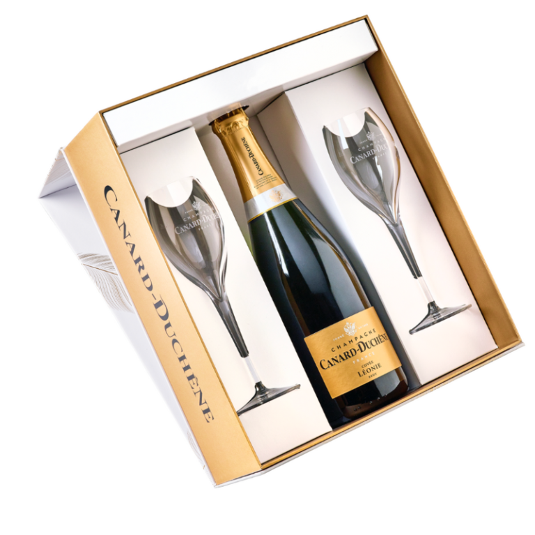 Champagne Canard-Duchêne - Coffret flûte personnalisable